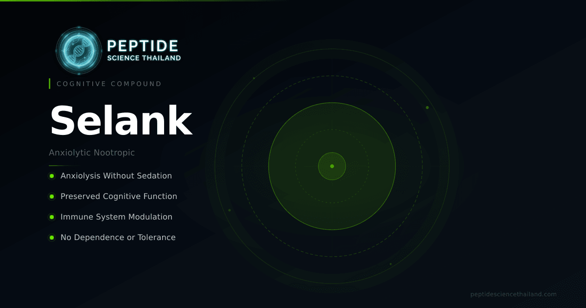Selank Selank Thailand | Anxiolytic Peptide Research & Evidence